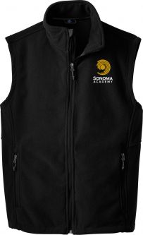 Youth/Unisex Port Authority Fleece Vest, Black